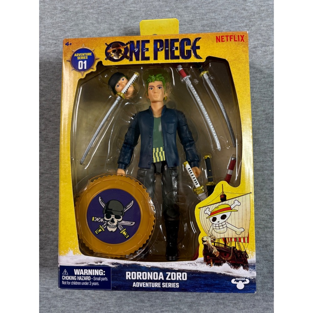 One Piece Roronoa Zoro Adventure Series 01 Action Figure Netflix Moose Toys NEW